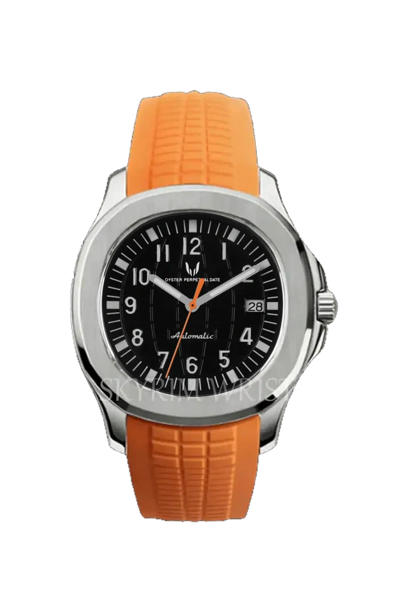Custom Aquanut Black Orange