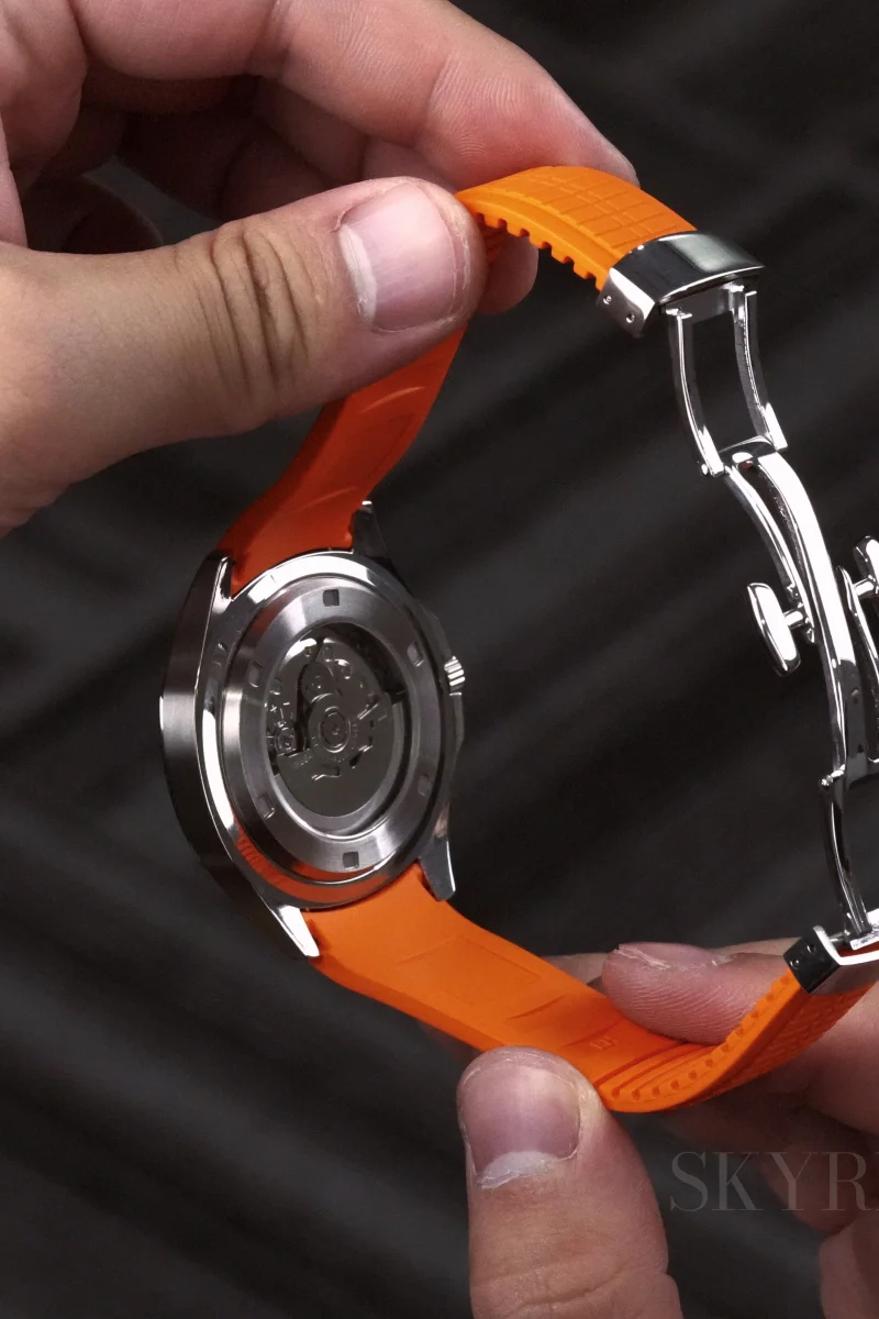 Custom Aquanut Black Orange - Image 3