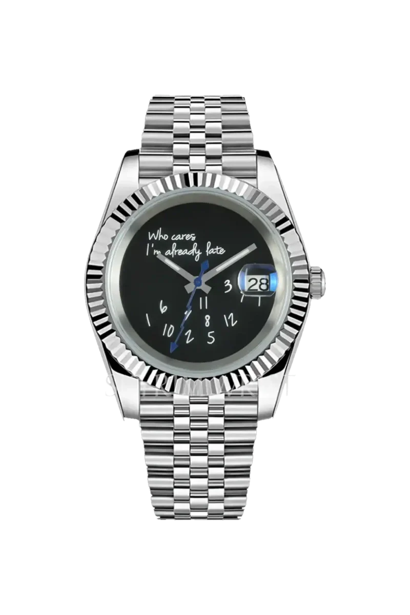 Custom Datejust Black Who Cares?