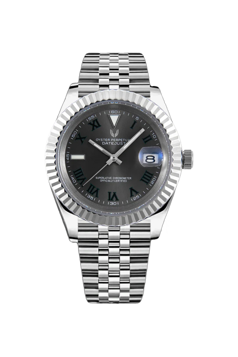 Custom Datejust Wimbledon Gray