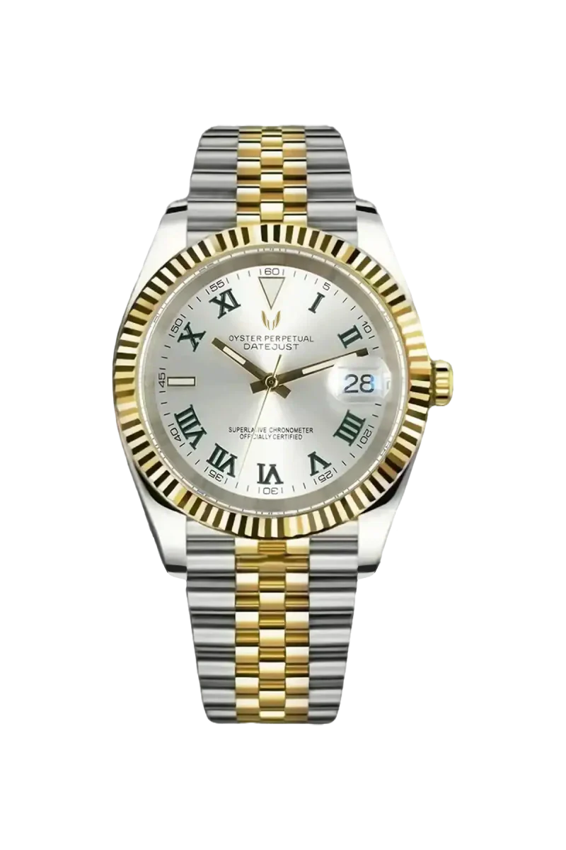 Custom Datejust Wimbledon Two-Tone Gold