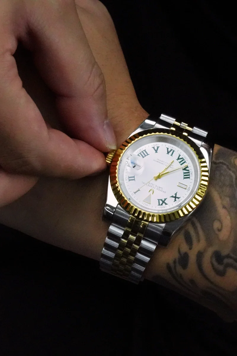 Custom Datejust Wimbledon Two-Tone Gold - Image 2