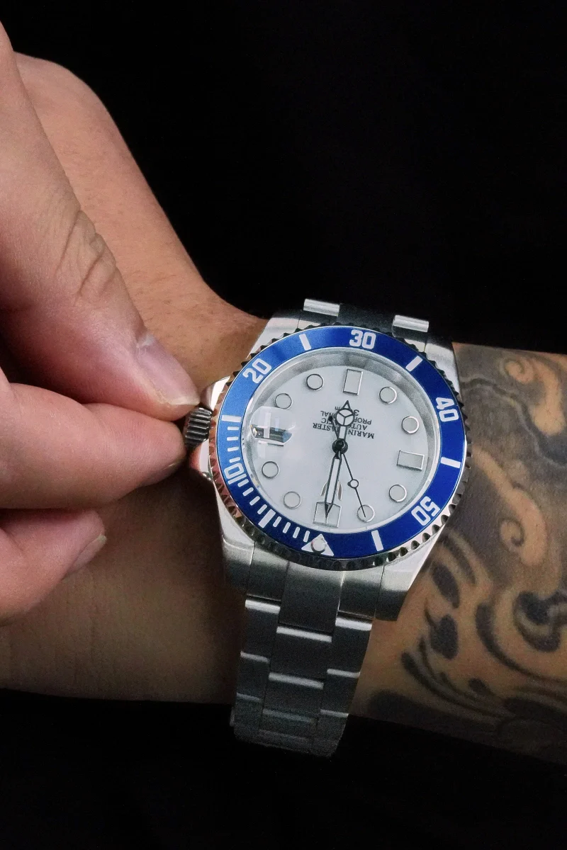 Custom Submariner Blue White - Image 2