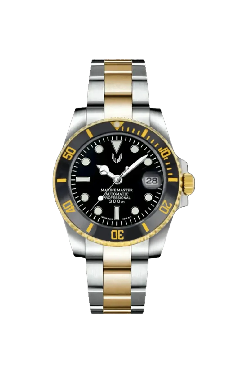 Custom Submariner Two-Tone Gold Black