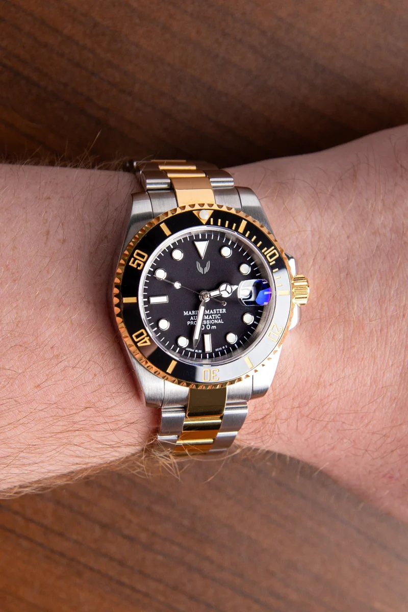 Custom Submariner Two-Tone Gold Black - Image 2