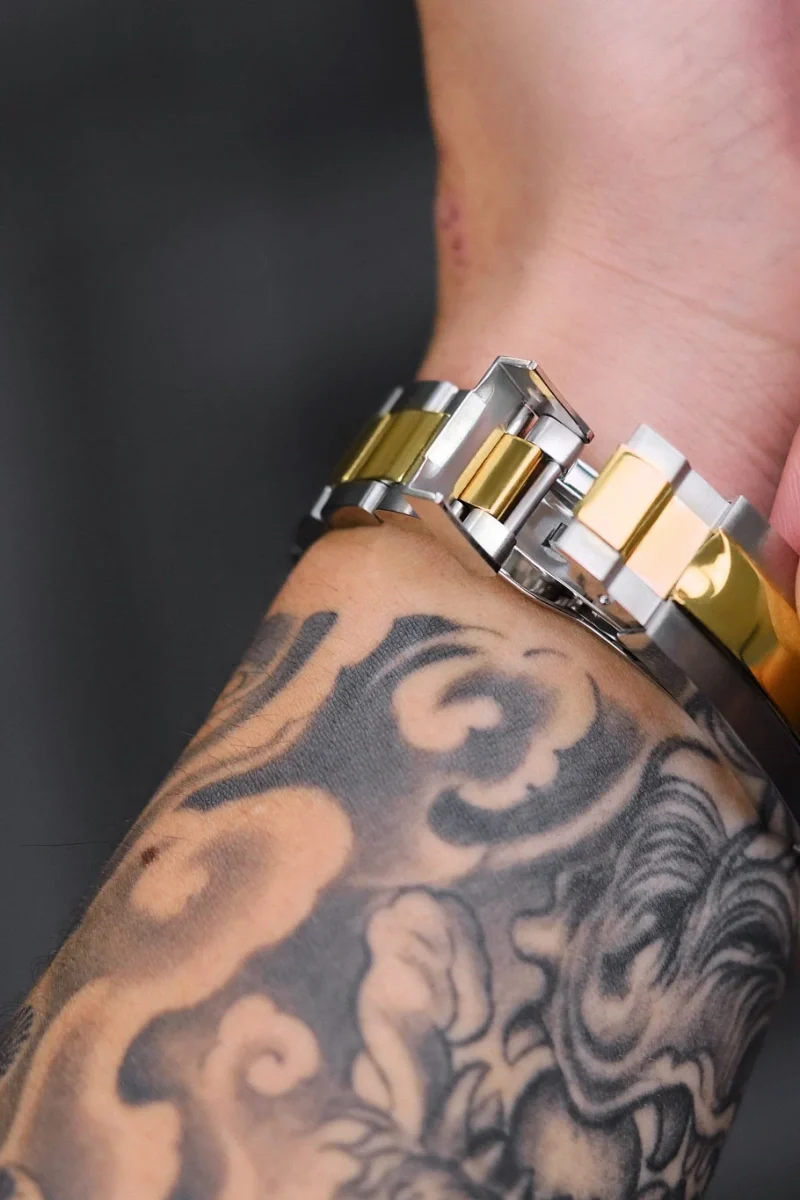 Custom Submariner Two-Tone Gold Black - Image 4