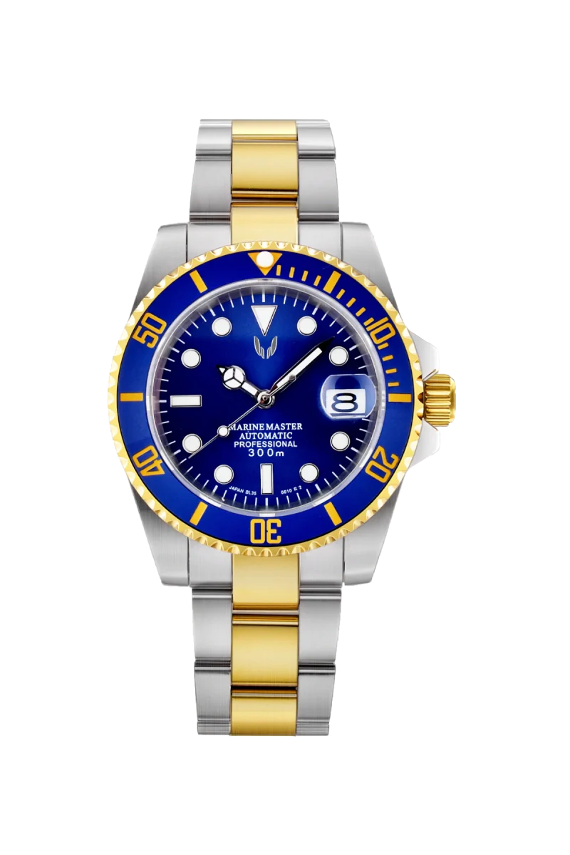 Custom Submariner Two-Tone Gold Blue