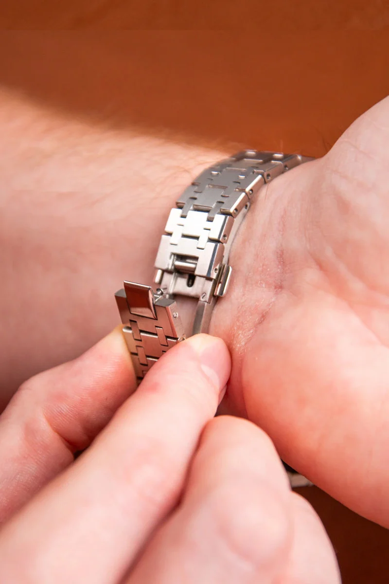 Custom Royal Oak Silver White - Image 3