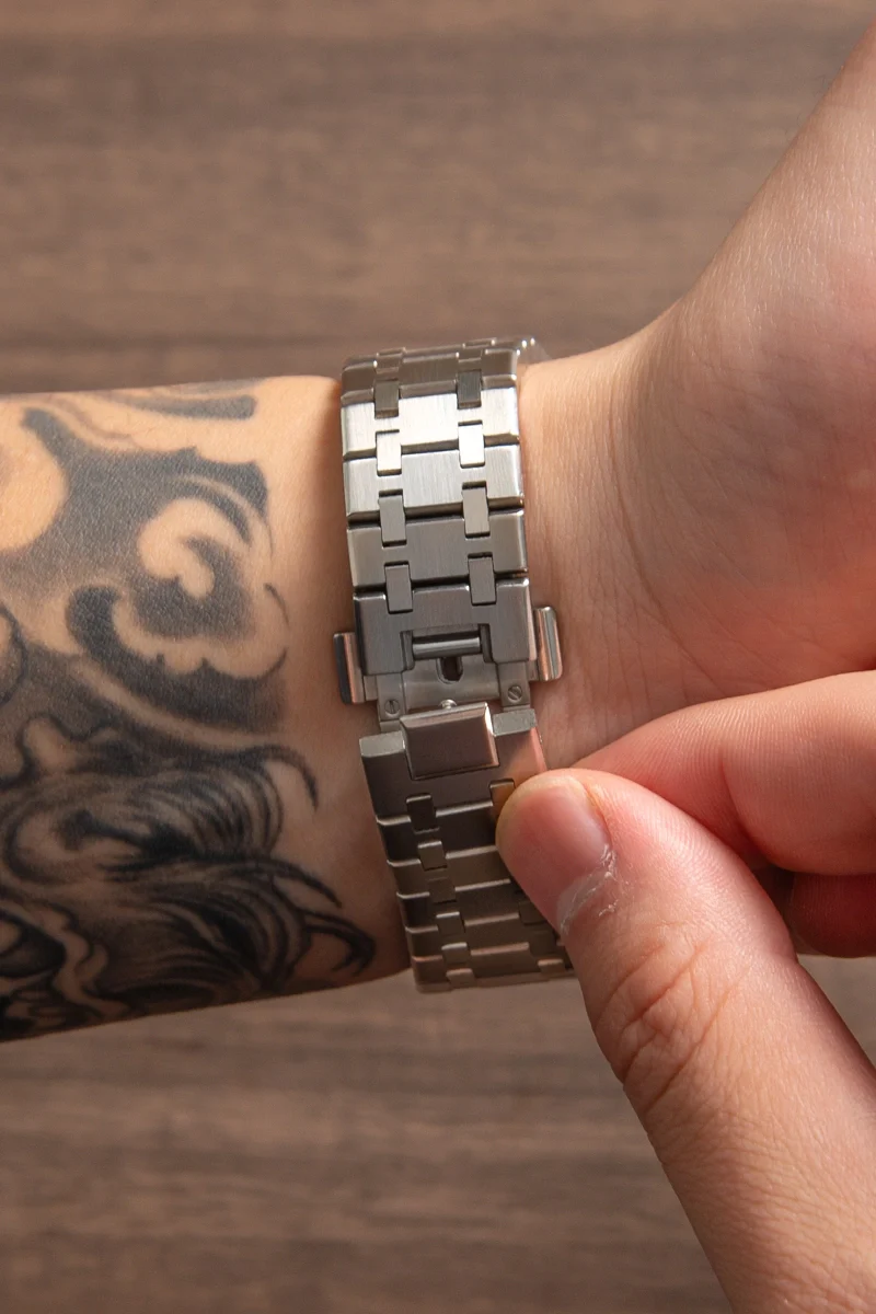 Custom Royal Oak Silver White - Image 4