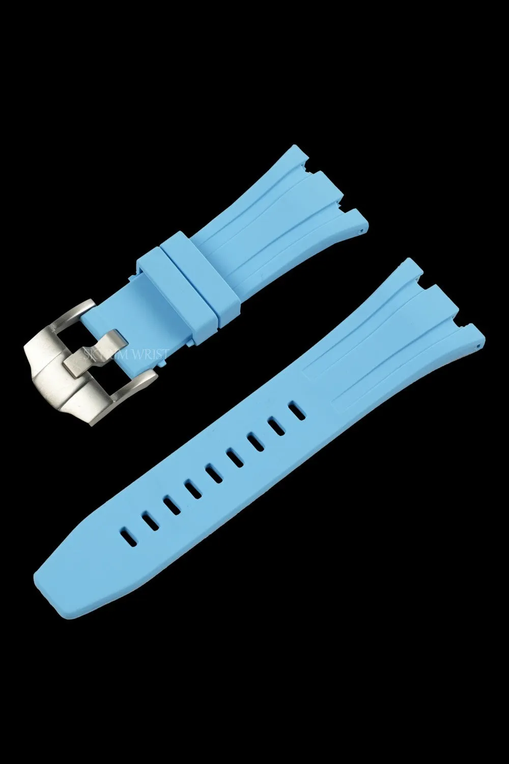 Royal Oak Rubber Strap - Silver Buckle - Image 3