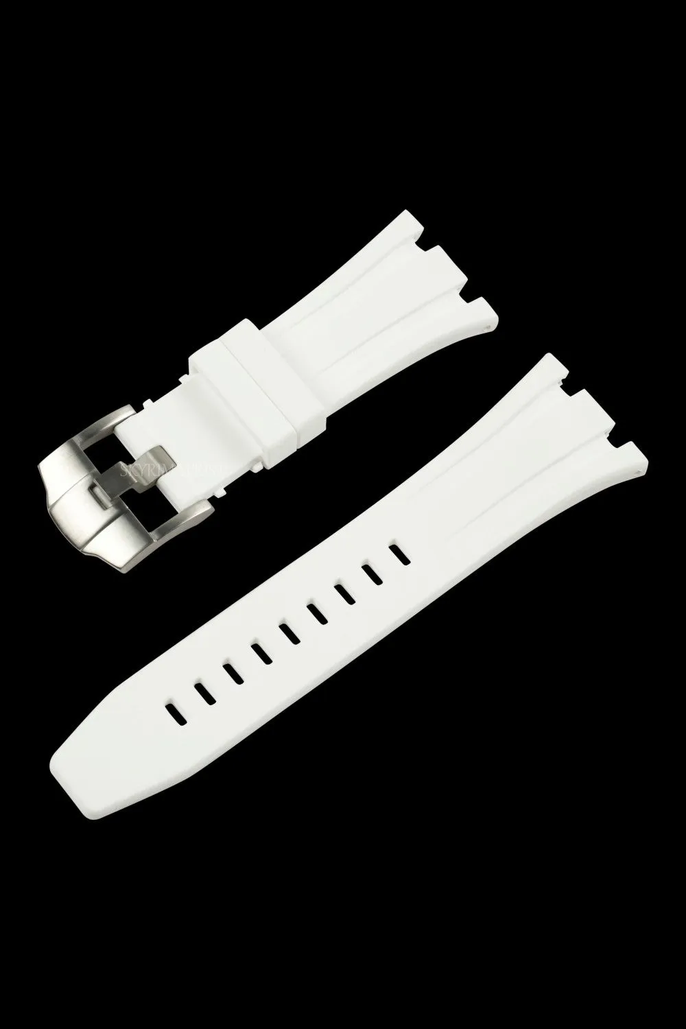 Royal Oak Rubber Strap - Silver Buckle - Image 5