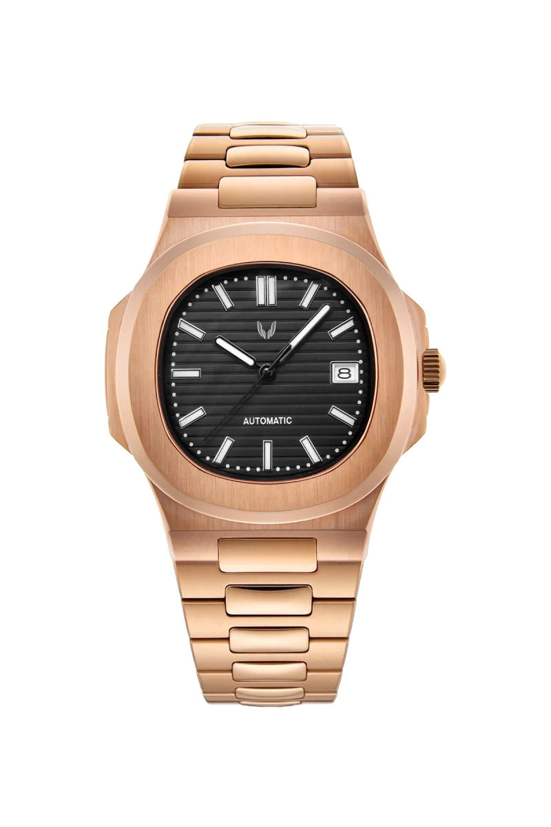 Custom Nautiluts Rose Gold Blue