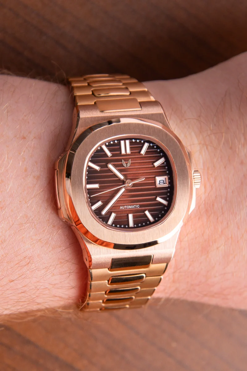 Custom Nautiluts Rose Gold Brown - Image 2