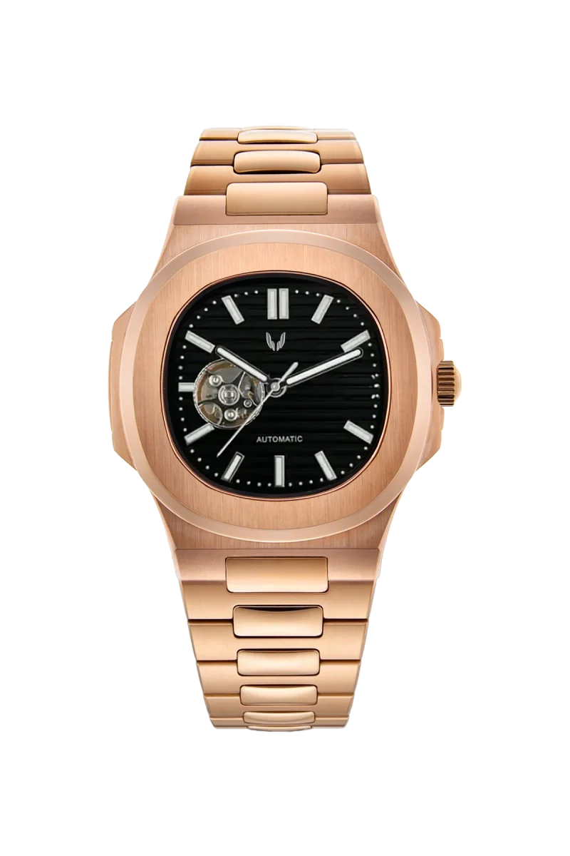 Custom Nautiluts Rose Gold Skeleton