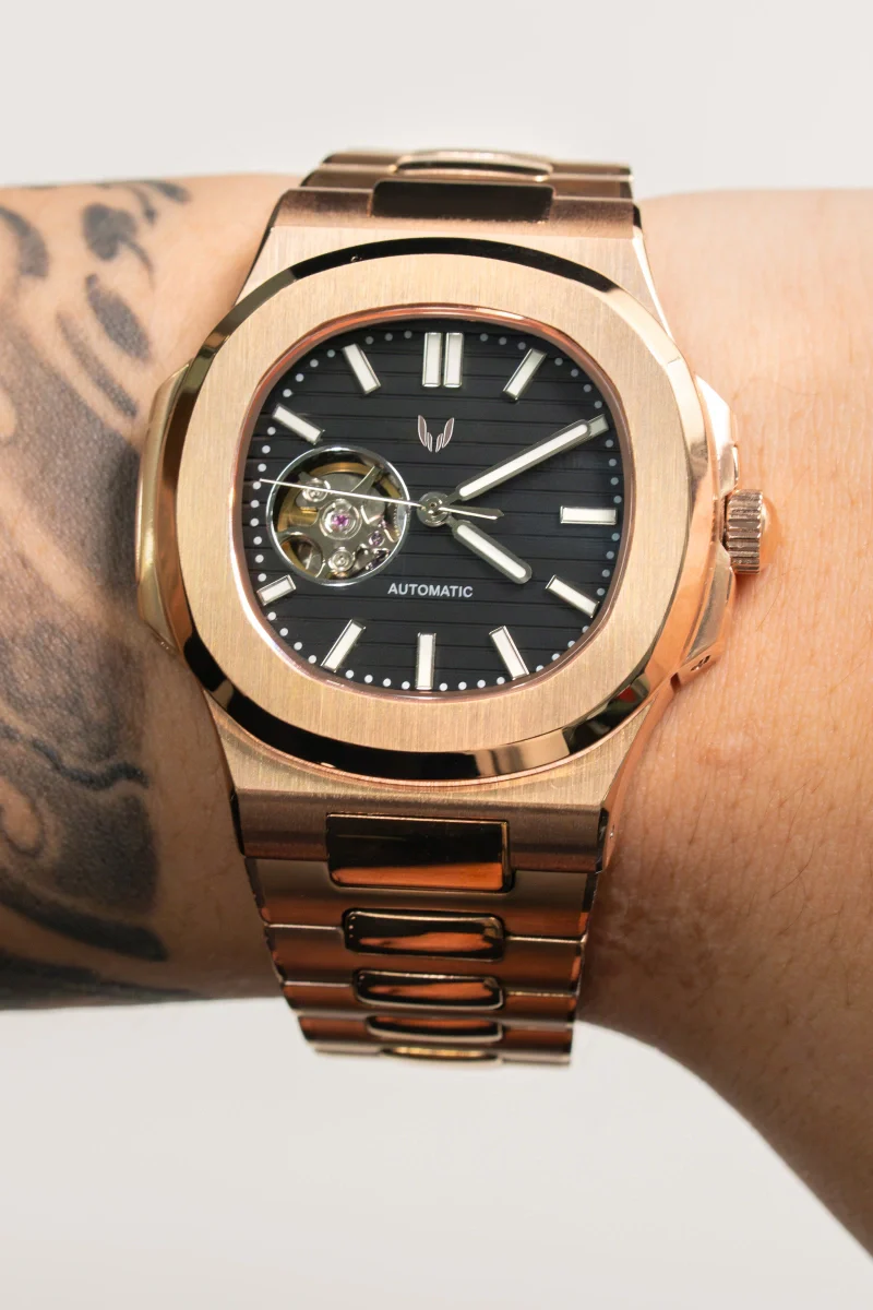 Custom Nautiluts Rose Gold Skeleton - Image 2
