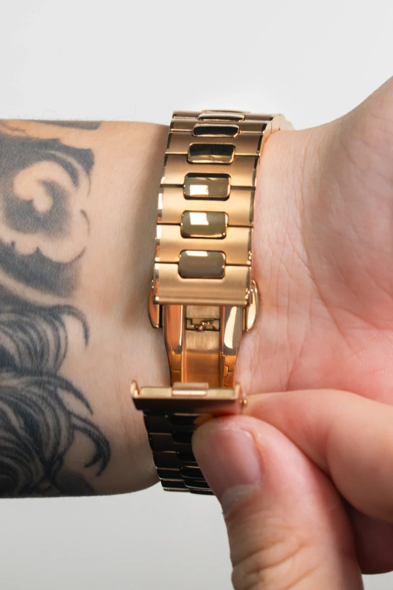 Custom Nautiluts Rose Gold Blue - Image 3