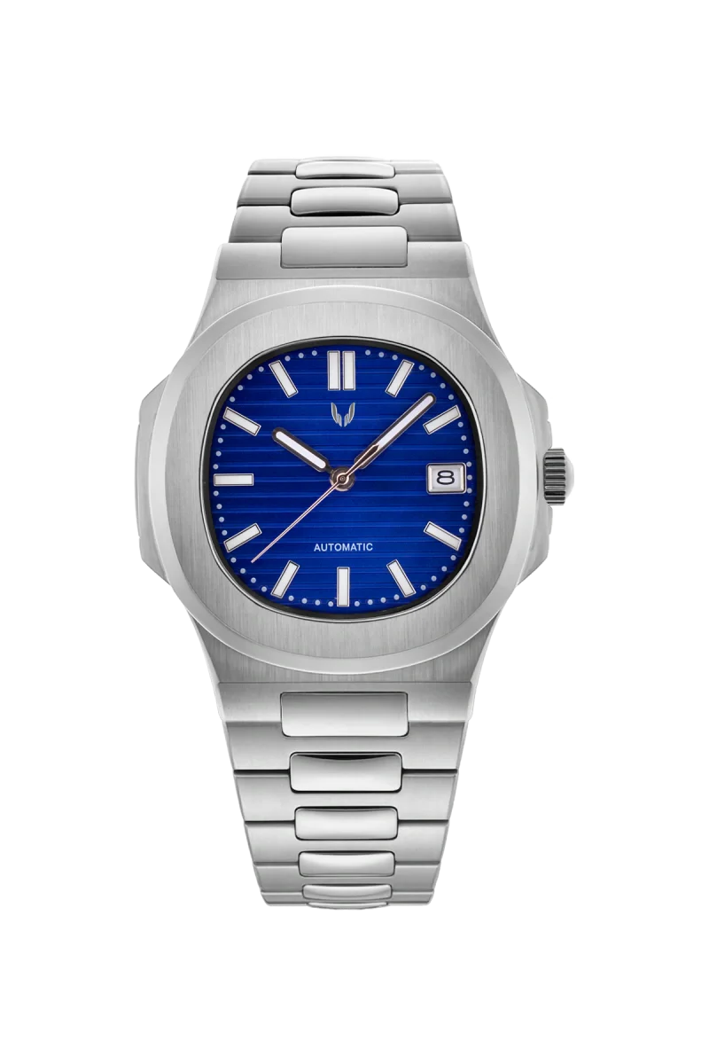 Custom Nautiluts Silver Blue